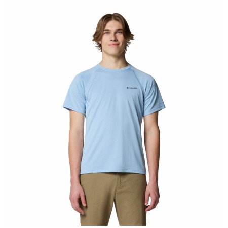 Camiseta de hombre Columbia Alpine Chill™ Pro Short Sleeve Crew azul claro Ripple Blue