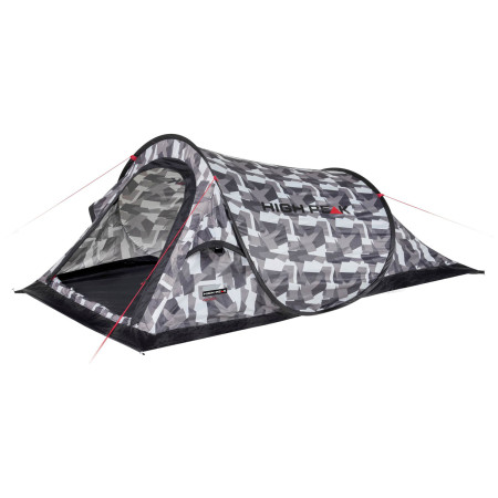 Tienda de campaña autoplegable High Peak Campo gris LightGray/DarkGray