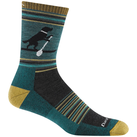 Calcetines de hombre Darn Tough Willoughby Micro Crew Lightweight With Cushion azul dog pond