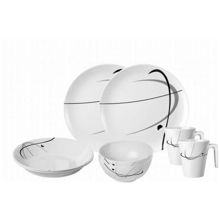 Vajilla Brunner Set tête-à-tête Serenade 8 pcs blanco