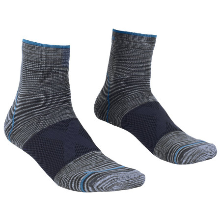 Calcetines Ortovox Alpinist Quarter Socks gris/azul GrayBlend