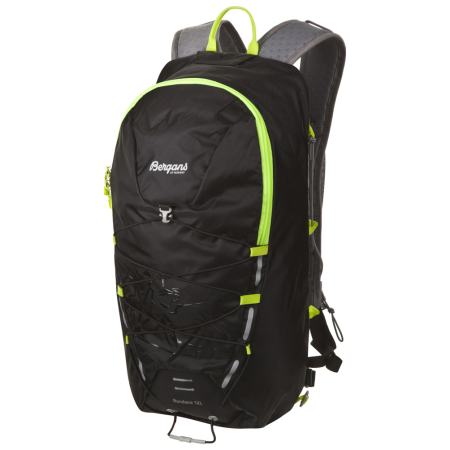 Mochila Bergans Rondane 12L negro/verde Black/Green