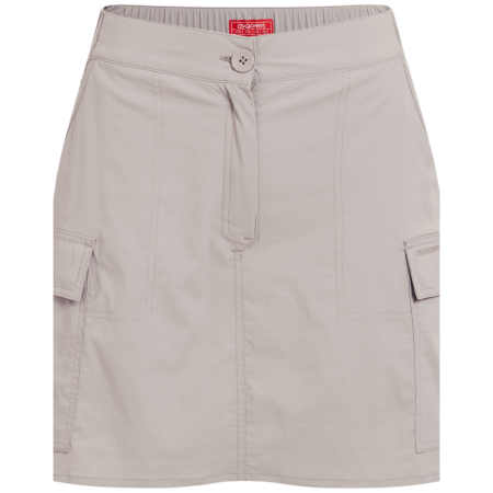 Falda de mujer Craghoppers NosiLife Pro Cargo Skort beige SoftMushroom