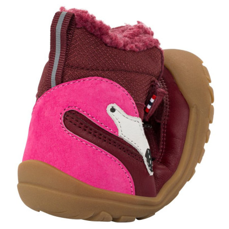 Botas de invierno para niños Viking Outdoor Footwear Alv Barefoot Paw Warm WP 2V Burgundy