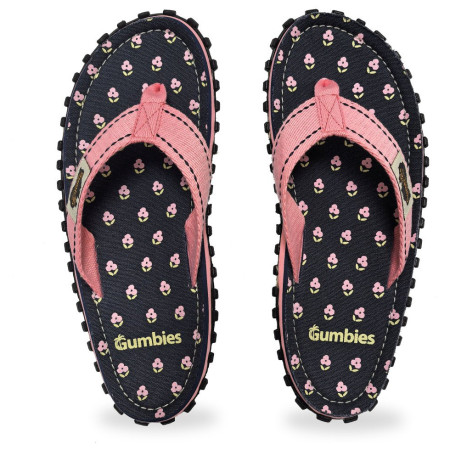 Chanclas de mujer Gumbies Primrose negro/rosa Primrose
