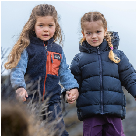 Sudadera para niños Didriksons Anten Kids Fullzip 2 Winter Blue