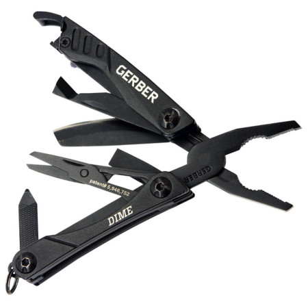Cuchillo multiuso Gerber Dime Multi-Tool negro Black