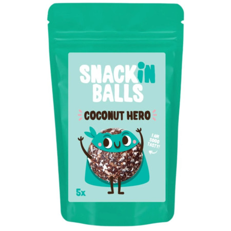 Alimentación deportiva SNACKin BALLS Coconut Hero 65 g