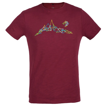 Camiseta de hombre Direct Alpine Bosco rojo palisander (triangles)