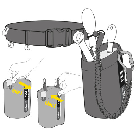 Bolsa de trabajo Beal Tool Bucket Long 5l