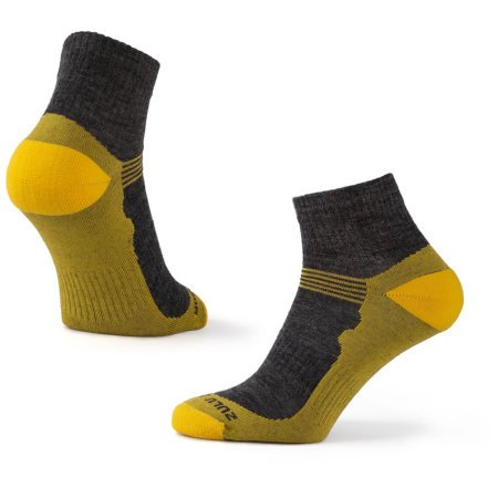 Calcetines Zulu Merino Lite gris/amarillo grey/yellow