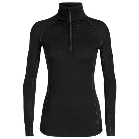Sudadera de mujer Icebreaker 150 Zone Ls Half Zip negro Black