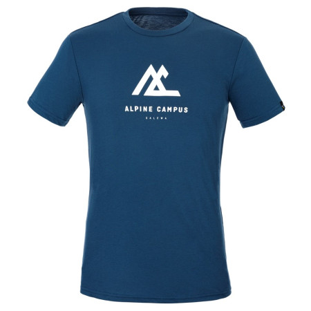 Camiseta de hombre Salewa Alpine Campus Dry M T-Srt. azul oscuro DarkDenimMelange