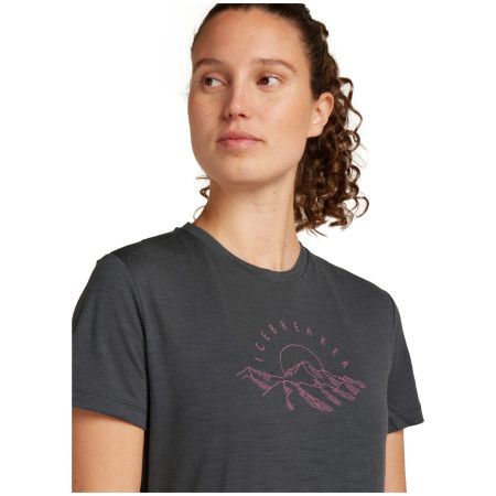 Camiseta funcional de mujer Icebreaker W Mer 150 Tech Lite SS Tee Sunrise Sumit