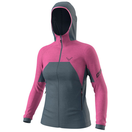 Chaqueta de mujer Dynafit Tour Wool Thermal W Hoody rosa/gris 6A51 - magenta/0720