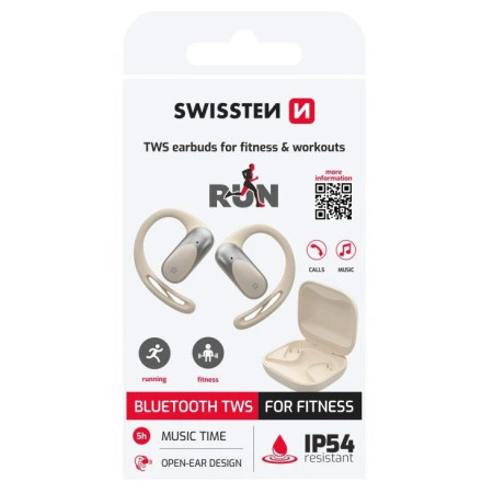 Auriculares inalámbricos Swissten TWS earbuds for fitness & workouts