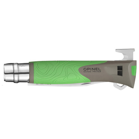 Cuchillo Opinel VRI N°12 Inox Explore s odstraňovačem klíšťat