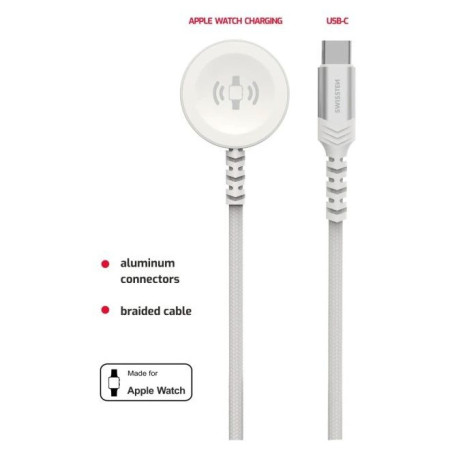 Cable de carga y datos Swissten Wireless charging cable for Apple Watch 1,2 m