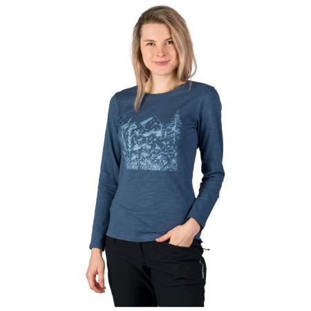 Camiseta de mujer Northfinder Mayt azul oscuro inkblue
