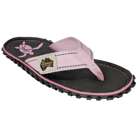 Chanclas de mujer Gumbies Islander Turtle gris/rosa GrayPink