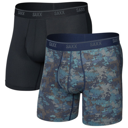 Calzoncillos bóxer para hombre Saxx Quest Quick Dry Mesh Boxer Brief Fly 2Pk