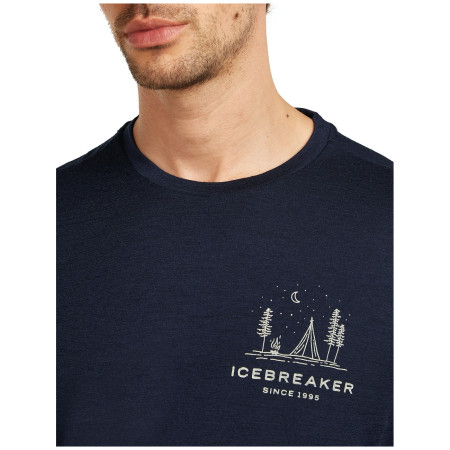 Camiseta de hombre Icebreaker Men Merino 150 Tech Lite SS Tee Peaceful Pass
