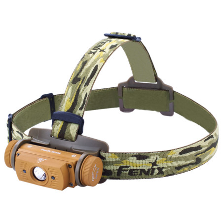 Linterna frontal Fenix HL60R marrón Sandy