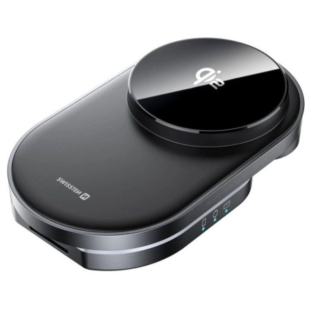 Cargador inalámbrico Swissten MagBase 3-in-1