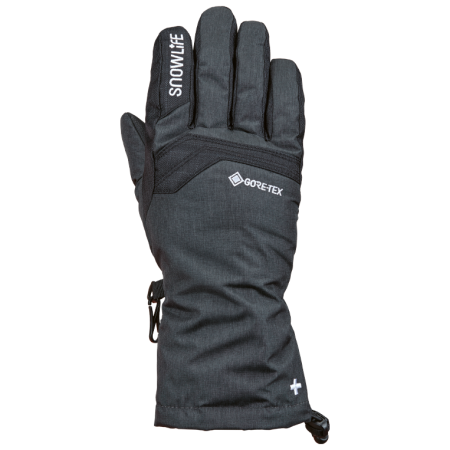 Guantes de esquí para niños SnowLife JR Lucky GTX Glove negro black