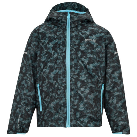 Chaqueta para niños Regatta Printed Lever II ChiBluScCamo azul oscuro ChiBluScCamo