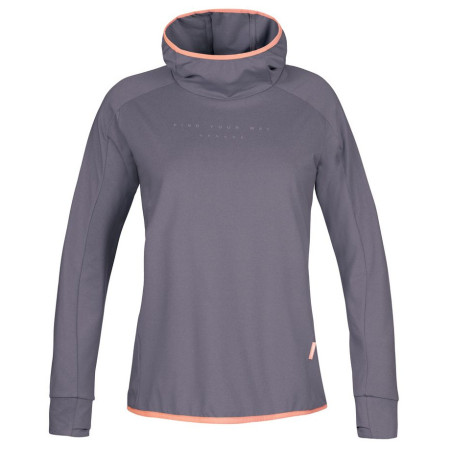 Sudadera funcional de mujer Hannah Nyma Hoody gris gray ridge mel