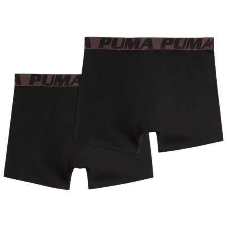 Calzoncillos bóxer para hombre Puma Striped Elastic Boxers 2P black