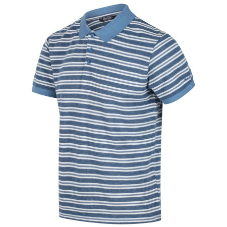 Camiseta de hombre Regatta Malak azul claro StellarStrpe (EM6)