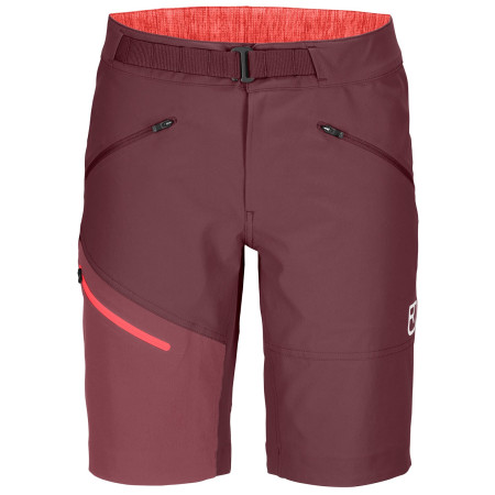 Pantalones cortos de mujer Ortovox W's Brenta Shorts rojo Winetasting