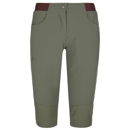 Pantalones de tres cuartos para mujer Kilpi Meedin-W verde KHK