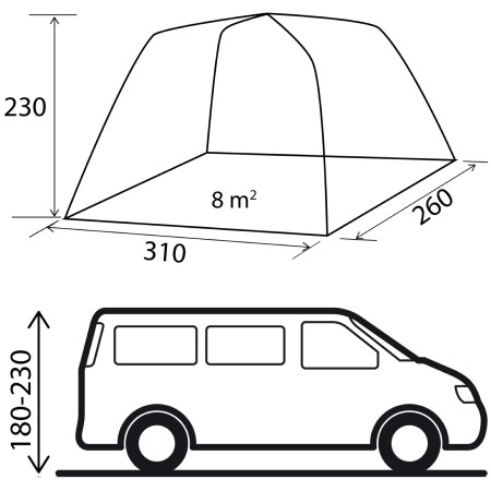 Carpa de autocaravana/furgoneta Brunner Trouper 2.0