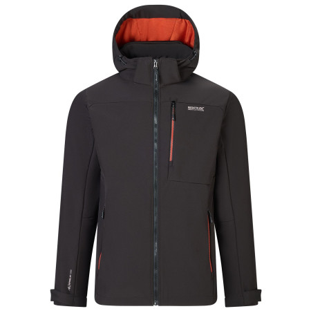 Chaqueta softshell de hombre Regatta Hewitts negro Blk(RoibTea)