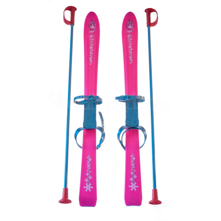Esquís para niños Yate Dětské lyže 90 cm Carving set rosa Pink