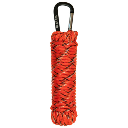 Paracord Gear Aid 550 naranja orange reflective