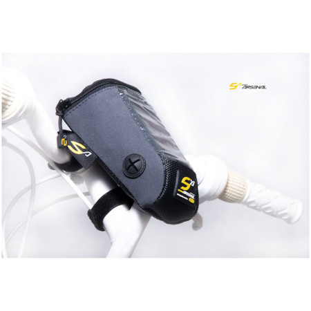 Alforja para manillar Sport Arsenal Art. 500 gris/negro