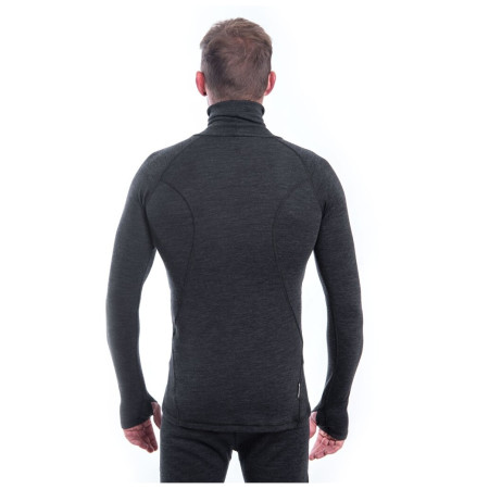 Camiseta funcional de hombre Sensor Merino Bold Roll Neck manga larga