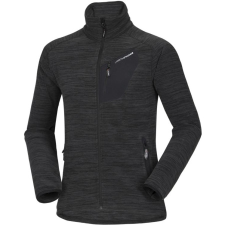Sudadera de hombre Northfinder Rip negro Blackmelange