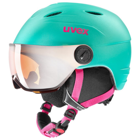 Casco de esquí Uvex Junior Visor Pro verde Mint