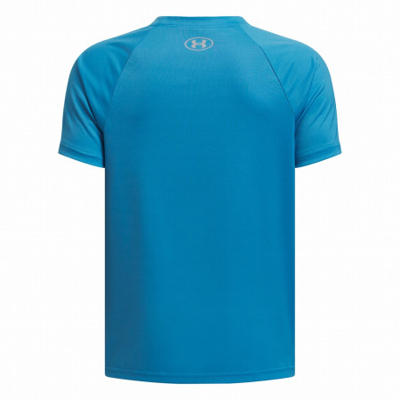 Camiseta para niños Under Armour Tech Split Wordmark SS-BLU
