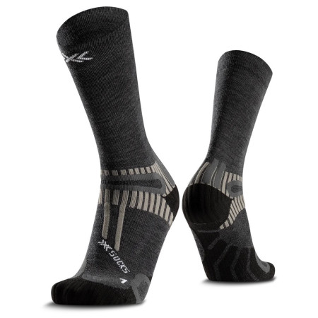 Calcetines X-Socks Hike Perform Merino Crew gris