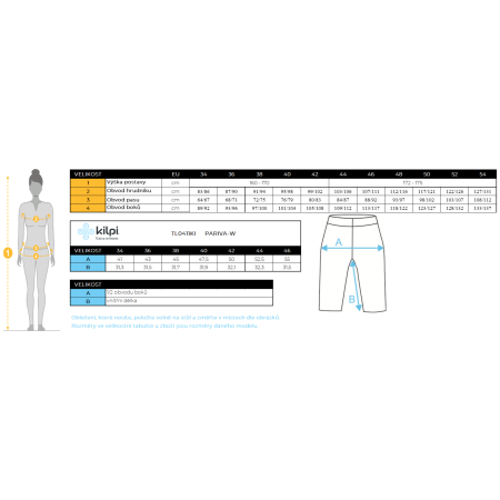 Pantalones cortos de mujer Kilpi Pariva-W