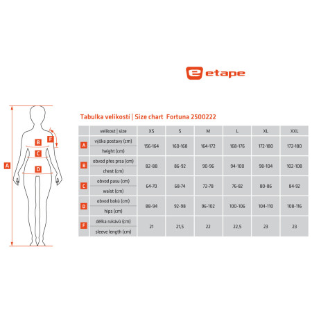 Maillot de ciclismo para mujer Etape Fortuna