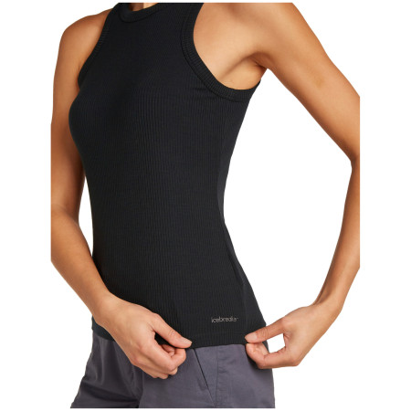Camiseta sin mangas para mujer Icebreaker W Mer Rib Lotus Tank