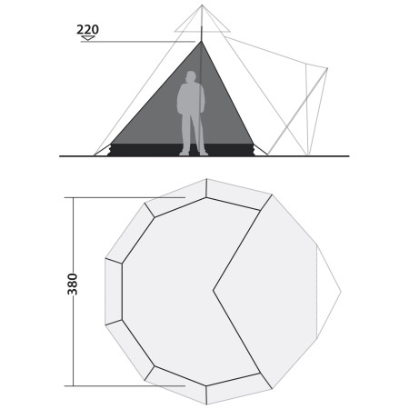 Mosquitero Robens Universal Tipi Mosquito Inner