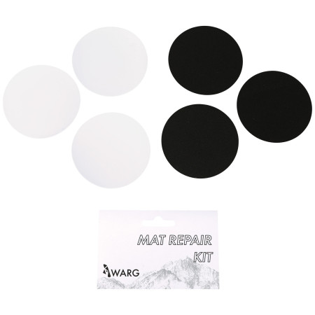 Juego de reparación para colchonetas Warg Mat Repair Kit negro black